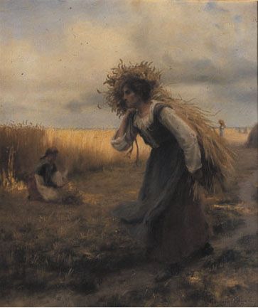 Femme à la gerbe de blé par Georges Paul François Laurent Laugée